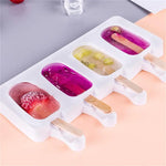 4-Rack Non-Stick Popsicle Ice Cream Mold