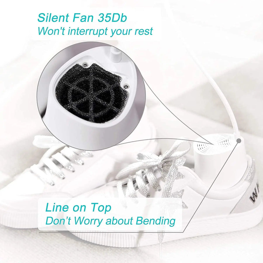 Modern Quick Clean Deodorizing Shoe Dryer - Image 4