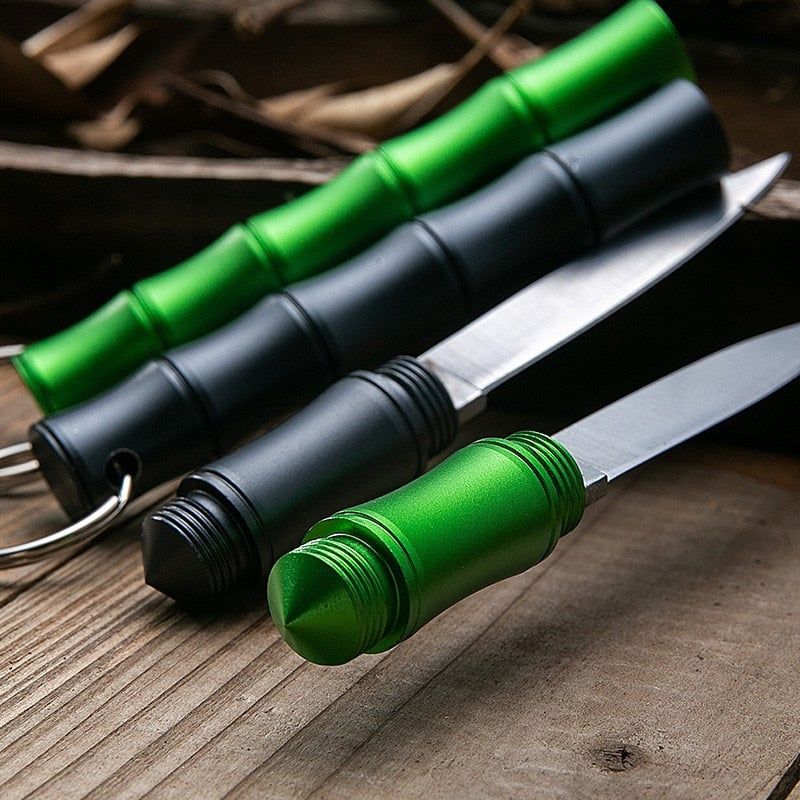 Bamboo Portable Self Defense Camping Knife - Image 6