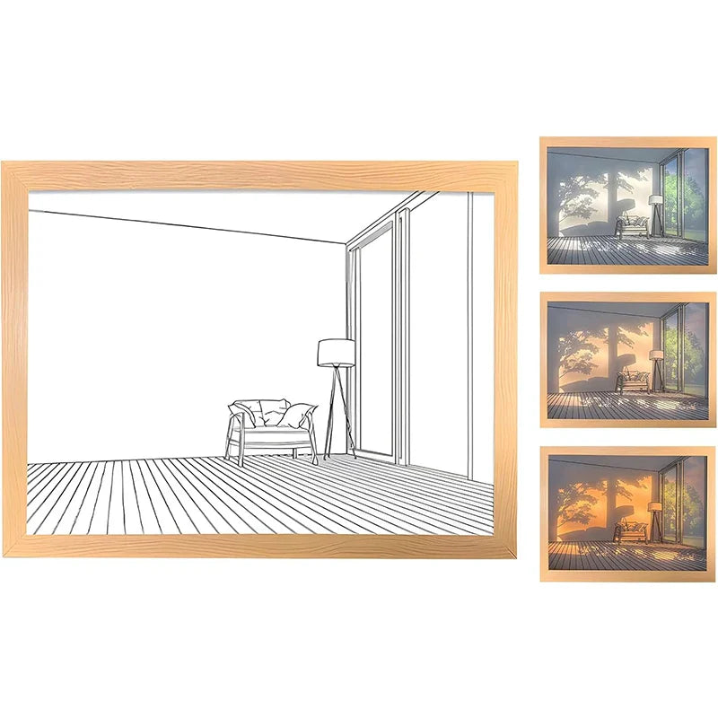 Luminous Decorative Dimmable Artsy Led Light Painting - Image 11