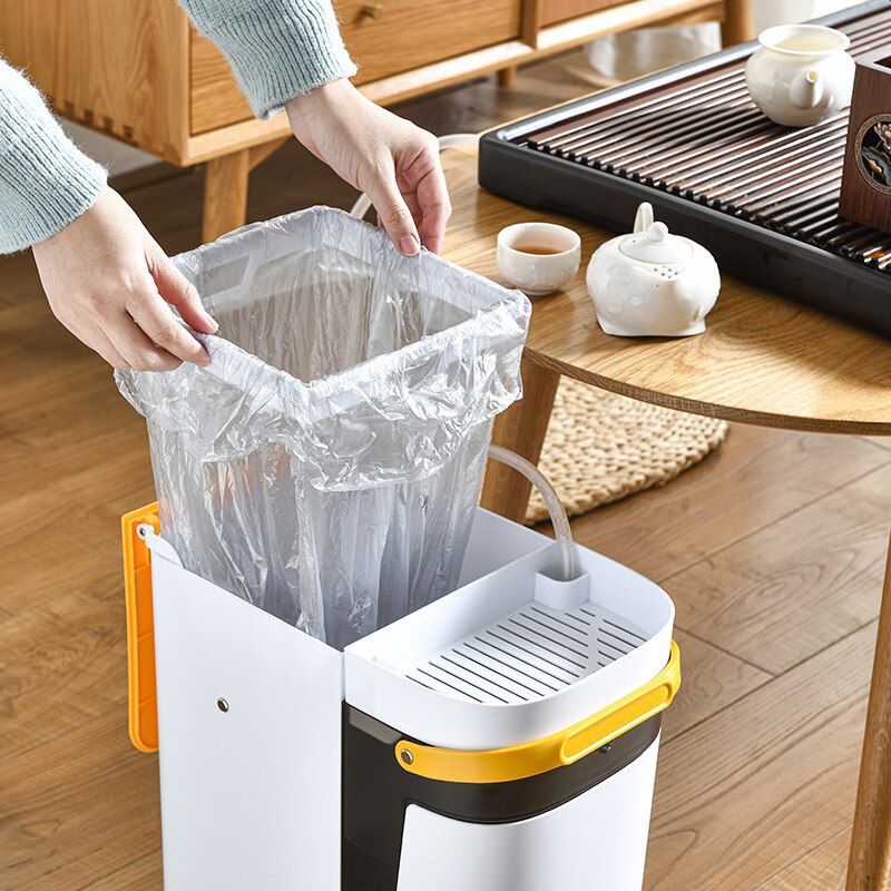 2in1 Dry & Wet Storage Easy Trash Can - Image 1