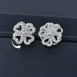 Elegant Rotatable Windmill Flower Earrings