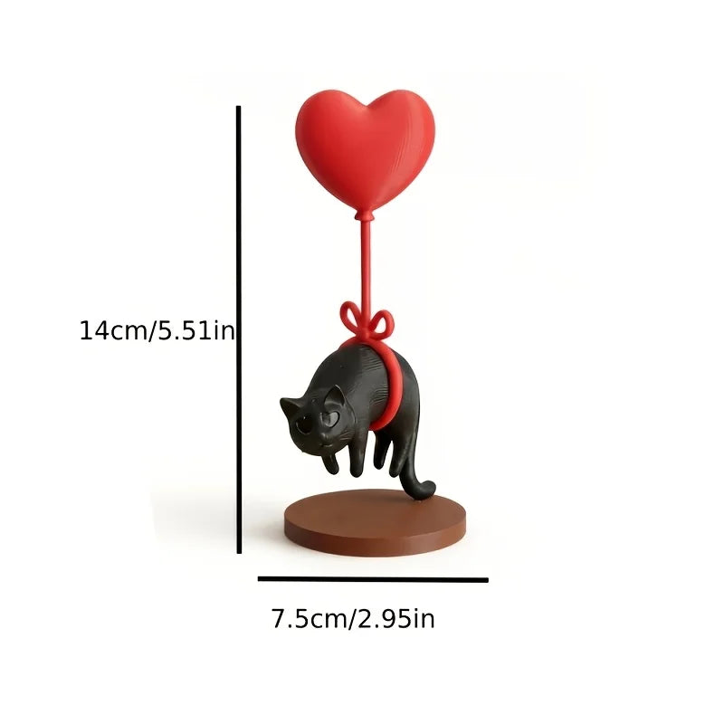 Love is in the Air Floating Cat Decor