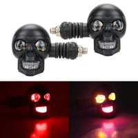 Scary Skull LED Motorcycle Signal Indicator Light - Image 7