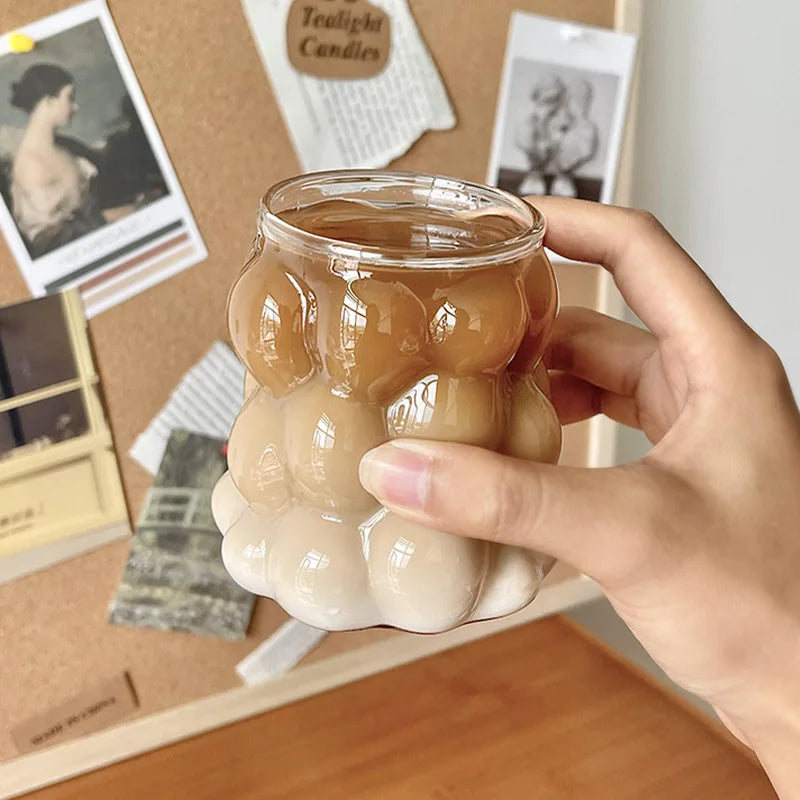 Sleek Glass Irregular Bubble Mug - Image 16