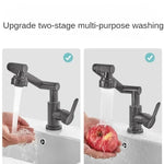 Splash-Proof Mechanical Universal Rotatable Arm Faucet