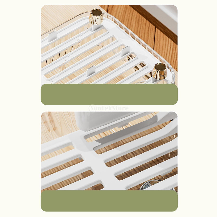 Kitchen Space Saving Dish Drainer Vegetable Basket - Image 5
