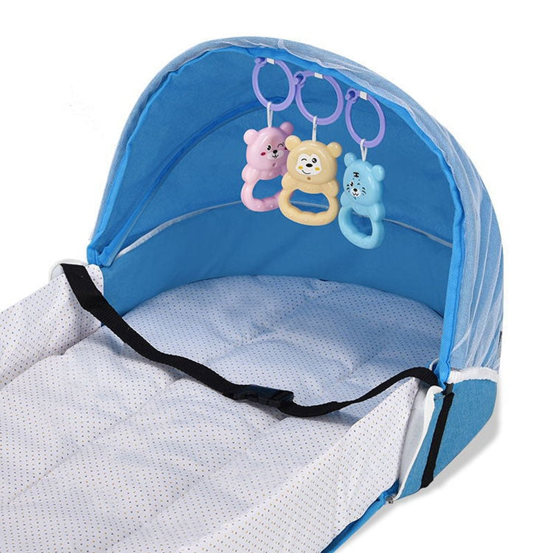 Portable Foldable Crib Baby Nest Backpack