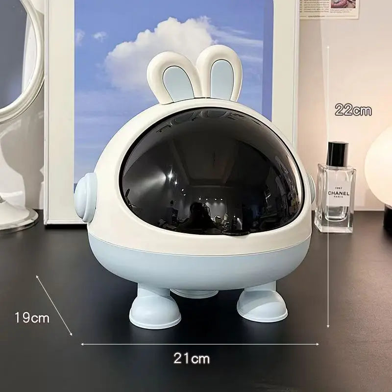 Mini Rabbit Desktop Storage Trash Bin - Image 10