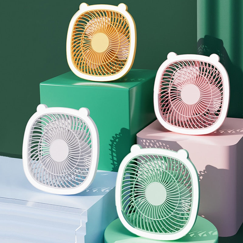 Compact Easy Mini Night Lamp USB Air Cooler - Image 3