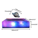 Magnetic Levitating Spaceship Rotating LED Night Lamp