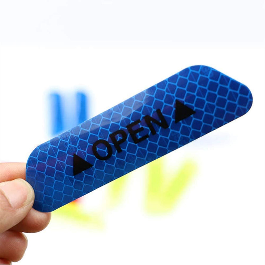 4PCS City Light Reflective Alert Stickers - Image 3