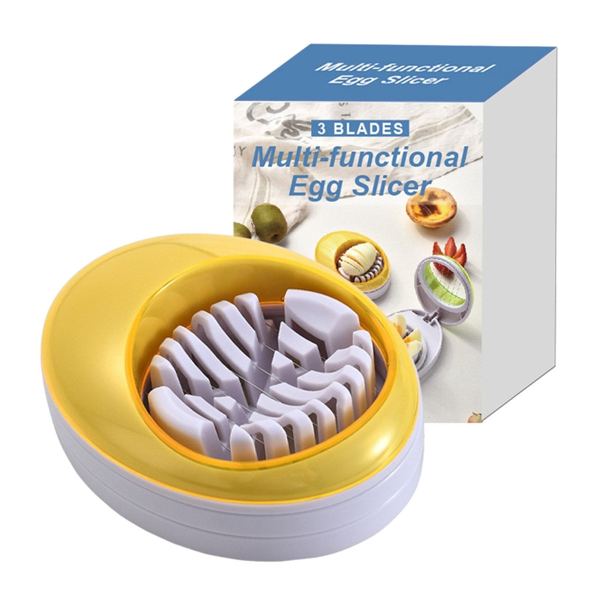 Multifunctional Boiled Easy Egg Slicer