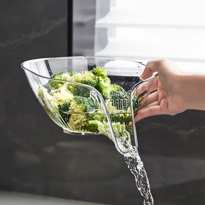 Crystal Clear Multifunctional Kitchen Drain Basket - Image 0