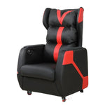 Modern Adjustable Leather Recliner Gaming Sofa