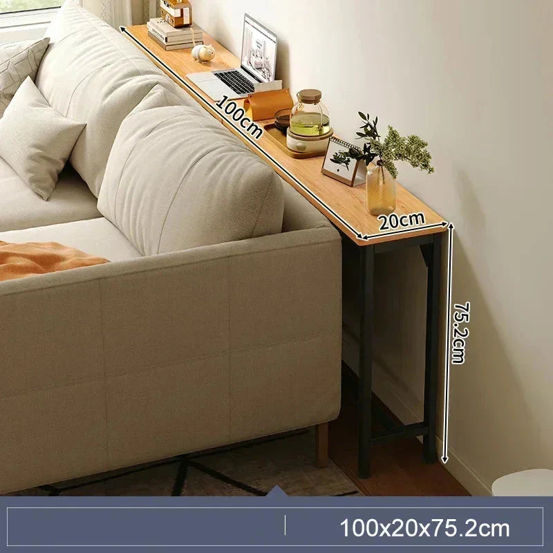 Sofa Gap Table Narrow Modern Space-Saving Table