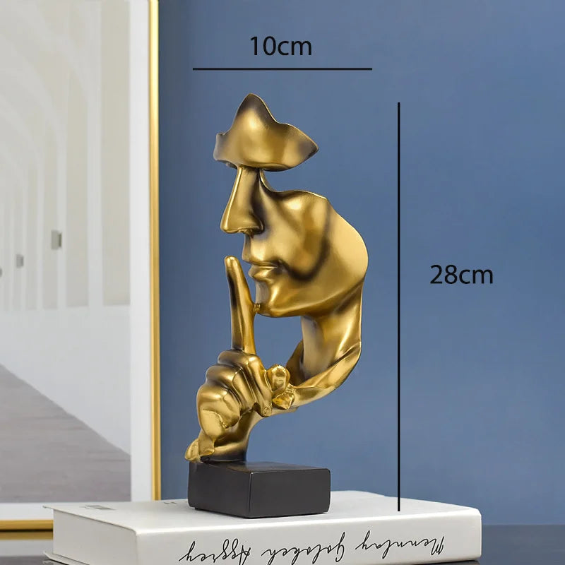 Silent Thinker Abstract Face Home Decor - Image 8