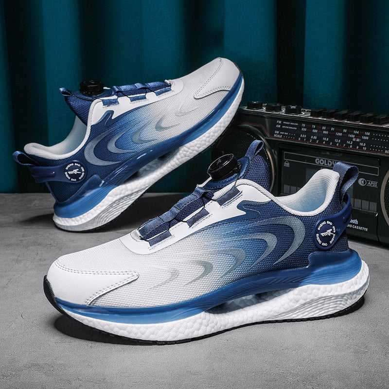 Creative Automatic Lace Up Breathable Shoes - Image 4
