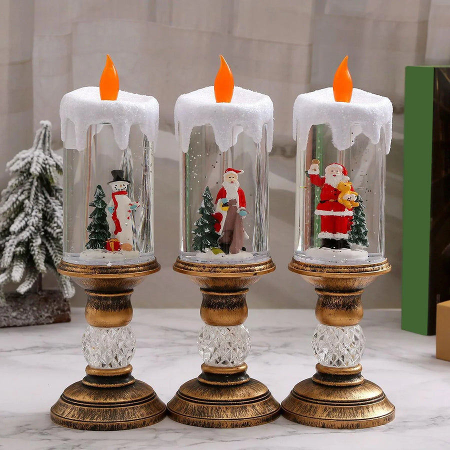 Crystal Echo Christmas Water Candle - Image 3