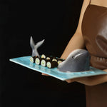 Shark Bite Sushi Serving Platter