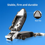 Stainless Steel Nail Clipper Keychain