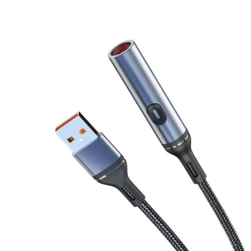 USB Windproof Safety Switch Flameless Lighter - Image 5