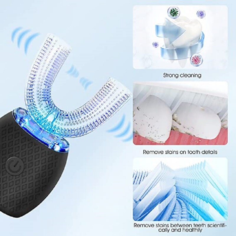 Clean360 U-Shape Blue Light Tooth Cleaner - Image 1