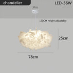 White Flower LED Multi-Mode Dimming Home Ceiling Lamp