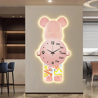 Glowing Star Bear LED Wall Clock - Image 10