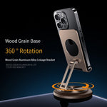 360 Rotating Wooden Foldable Universal Phone Holder