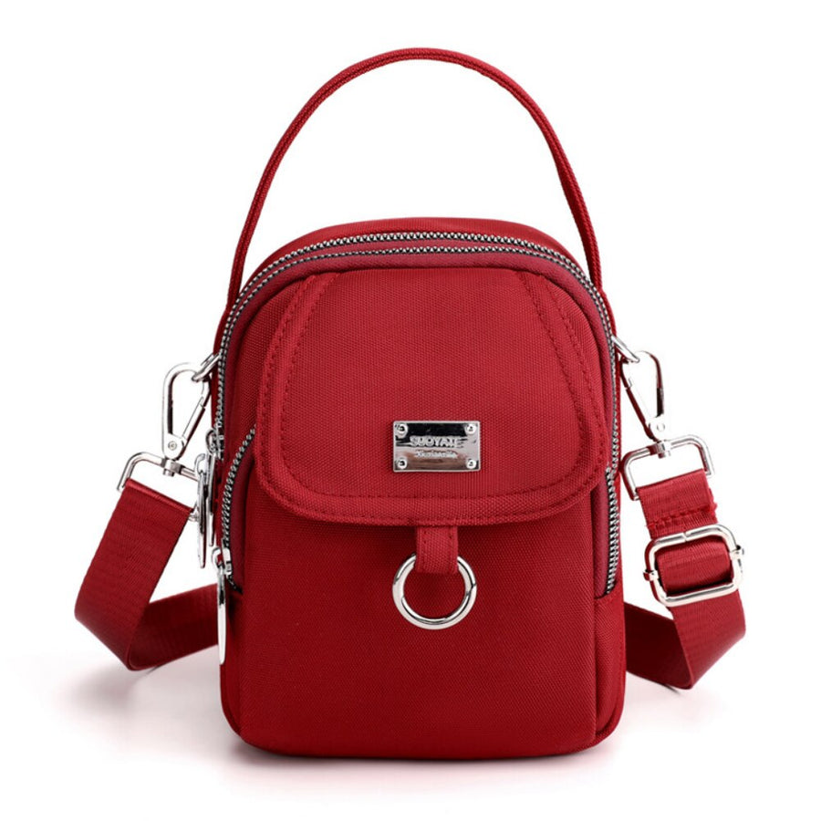 Leather Trendy Chic Women Messenger Bag - Image 9