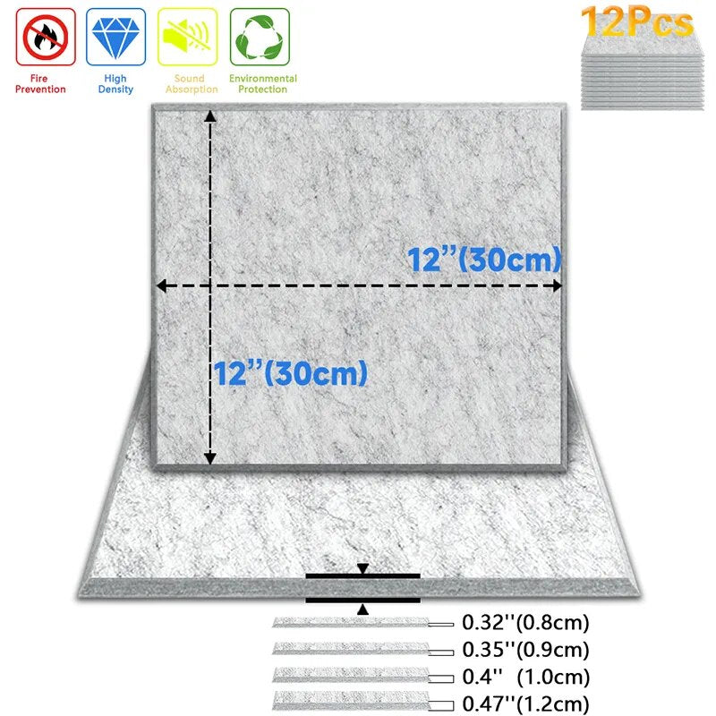 Eco-friendly Acoustic Soundproofing Insulation Panels