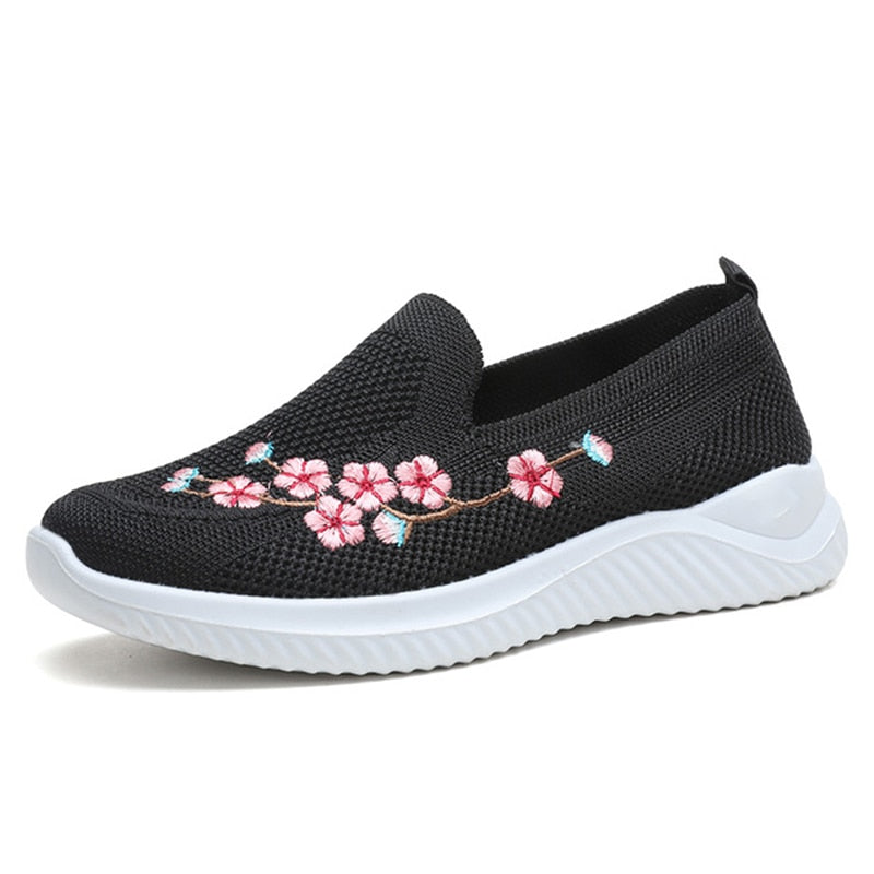 Daily Walk Lightweight Breathable Floral Sneakers - Image 7
