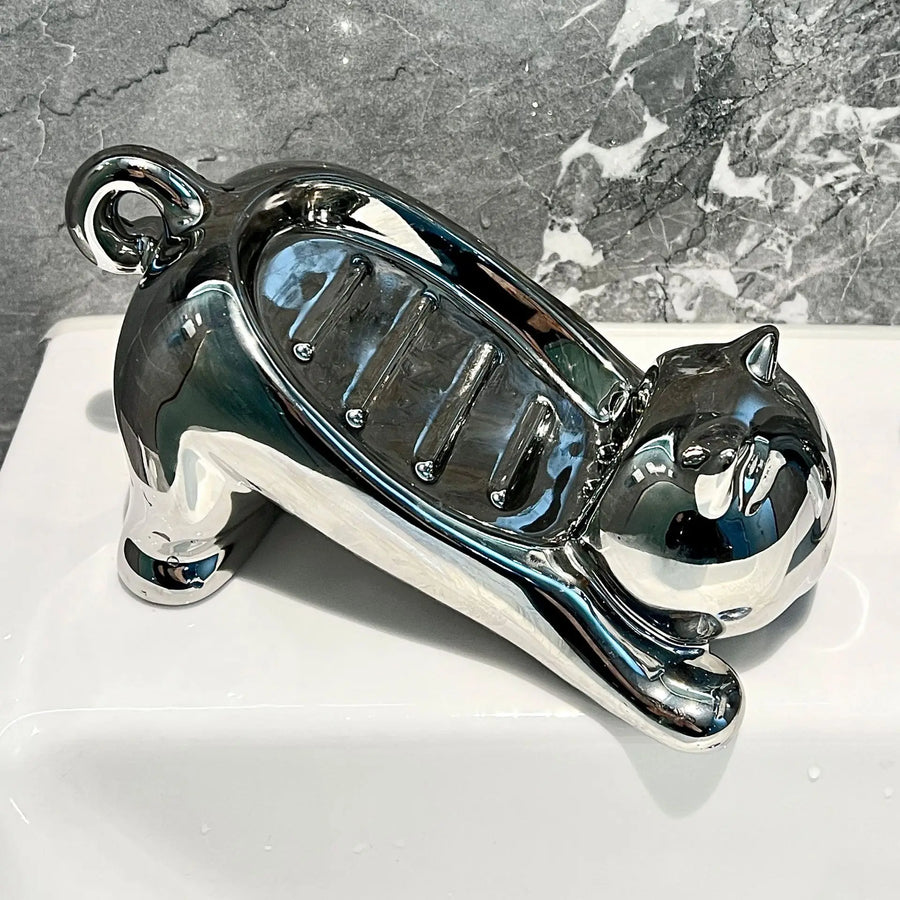 Stretching Cat Soap Tray - Image 7