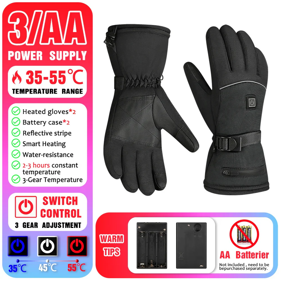 Non-Slip Waterproof Winter Heated Gloves - Image 6