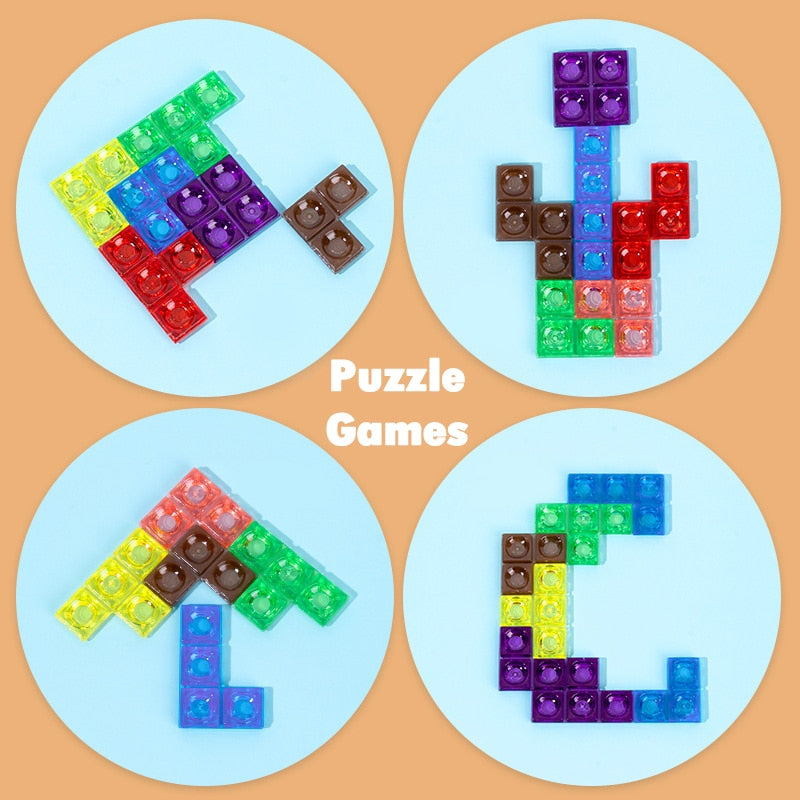 Colorful 3D Educational Puzzle Math Toy