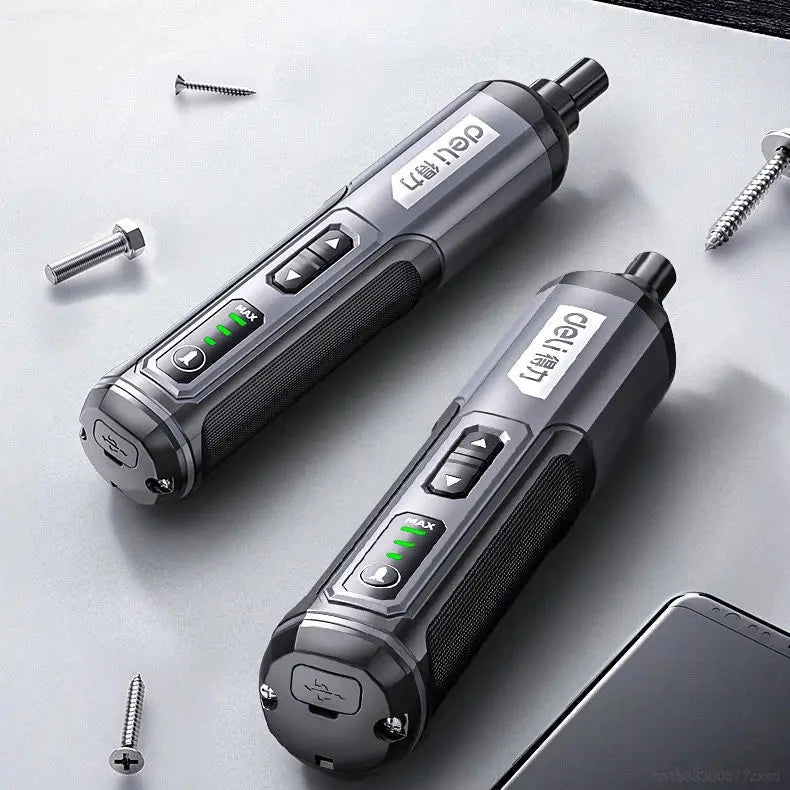Mini Cordless Rechargeable Electrical Screwdriver Drill Tool Set - Image 4