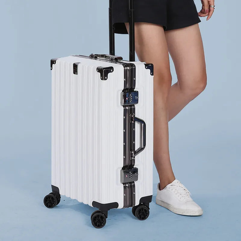 Aluminum Durable Frame Rolling Travel Suitcase - Image 11