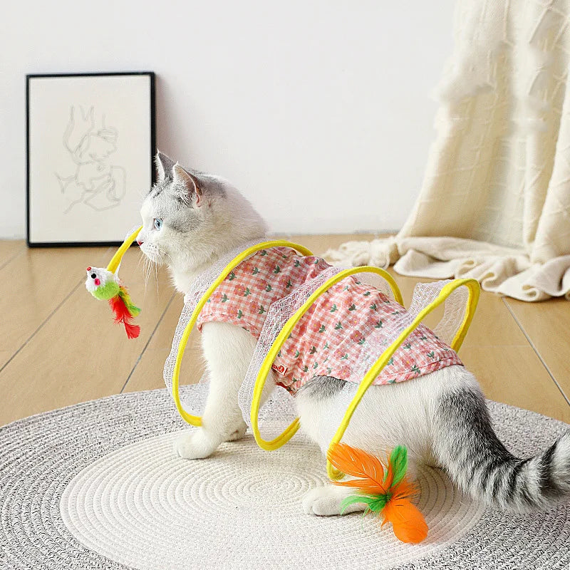 Interactive Pet Foldable Cat Toy Tunnel - Image 2