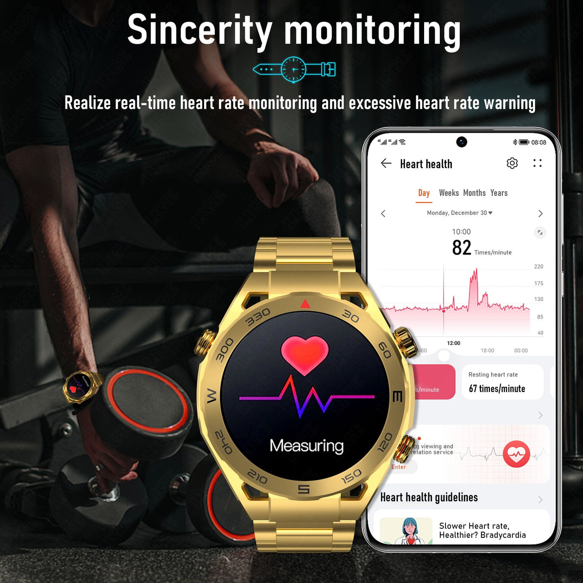 Active Motion Elegant Barometer Smart Watch