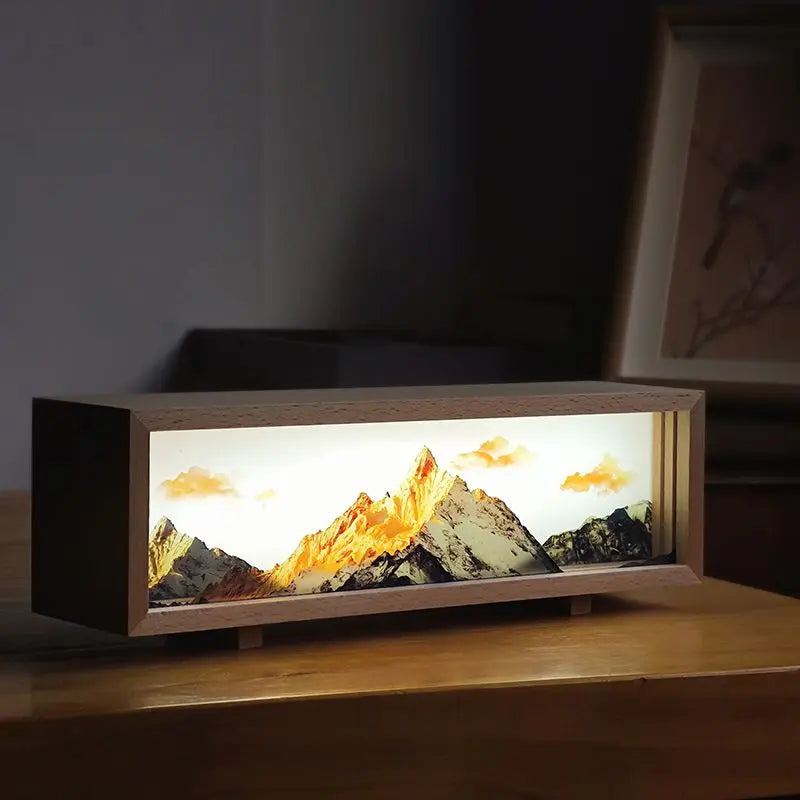 Dream Aura Interactive Desktop Artsy Canvas Lamp - Image 2