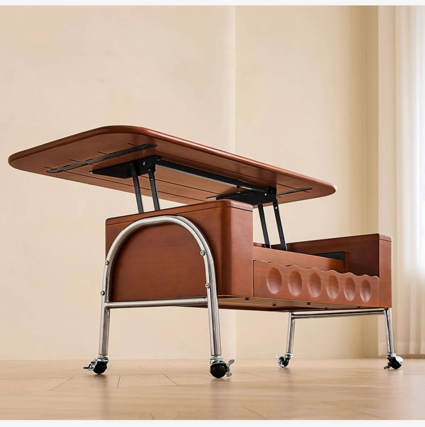 TopFlip Hidden Storage Lift Top Coffee Table - Image 2
