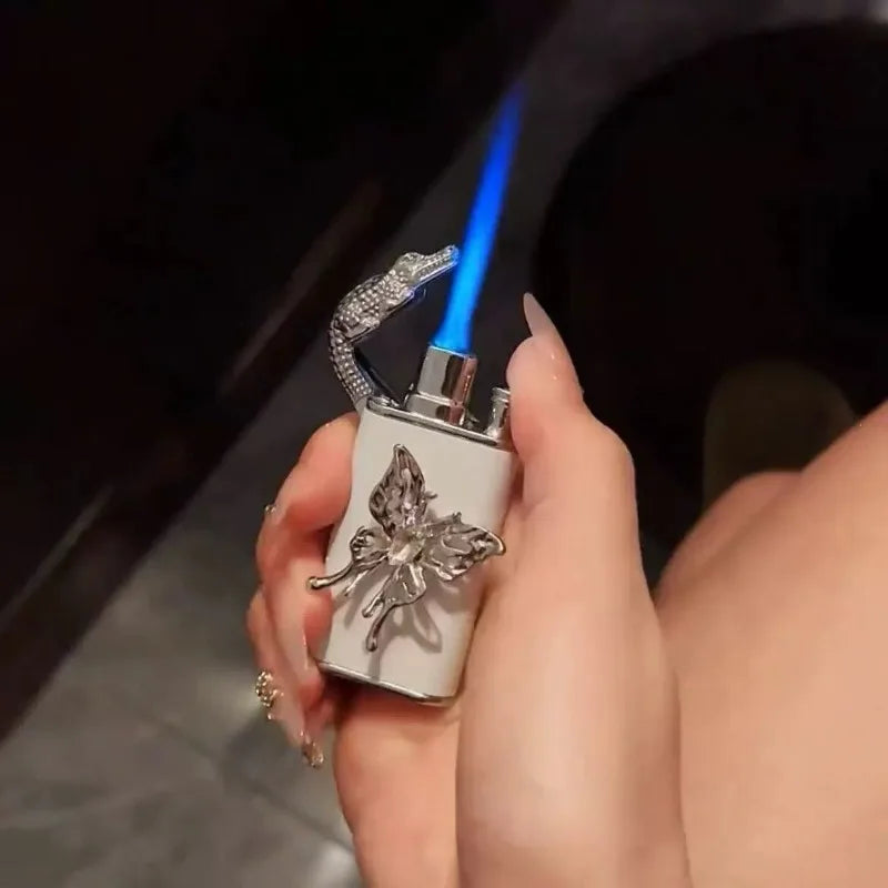 Angel Wings Vintage Double Flame Lighter - Image 1