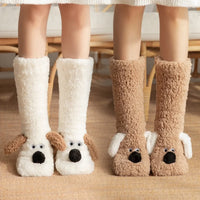 Fluffy Ears Cozy Long Socks - Image 1