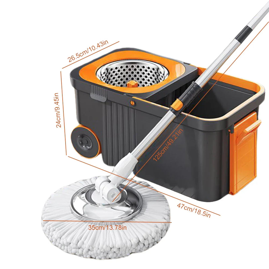 Ultra Dry Turbo Clean Microfiber Easy Cleaner Mop - Image 7