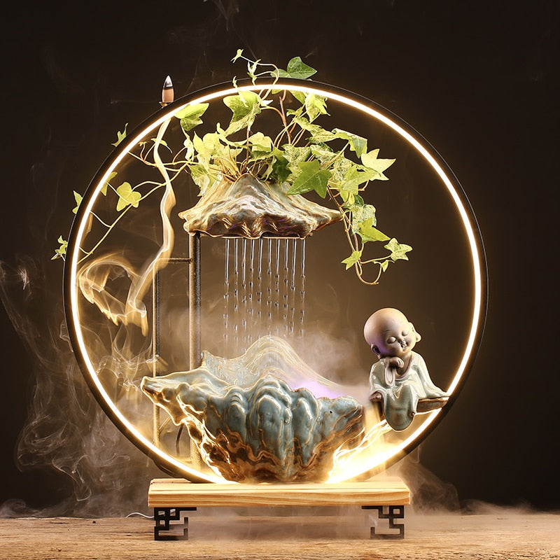 Forest Life Aroma Therapy Waterfall Incense Burner - Image 5