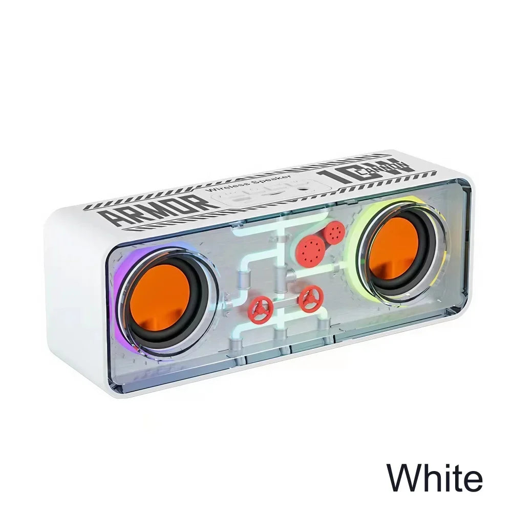 Neon Tech Punk-Style Wireless Speaker