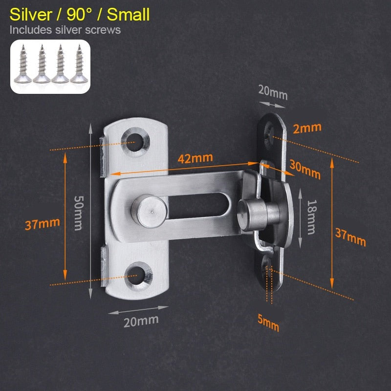 Sliding Simple Cabinet Closet Lock - Image 10