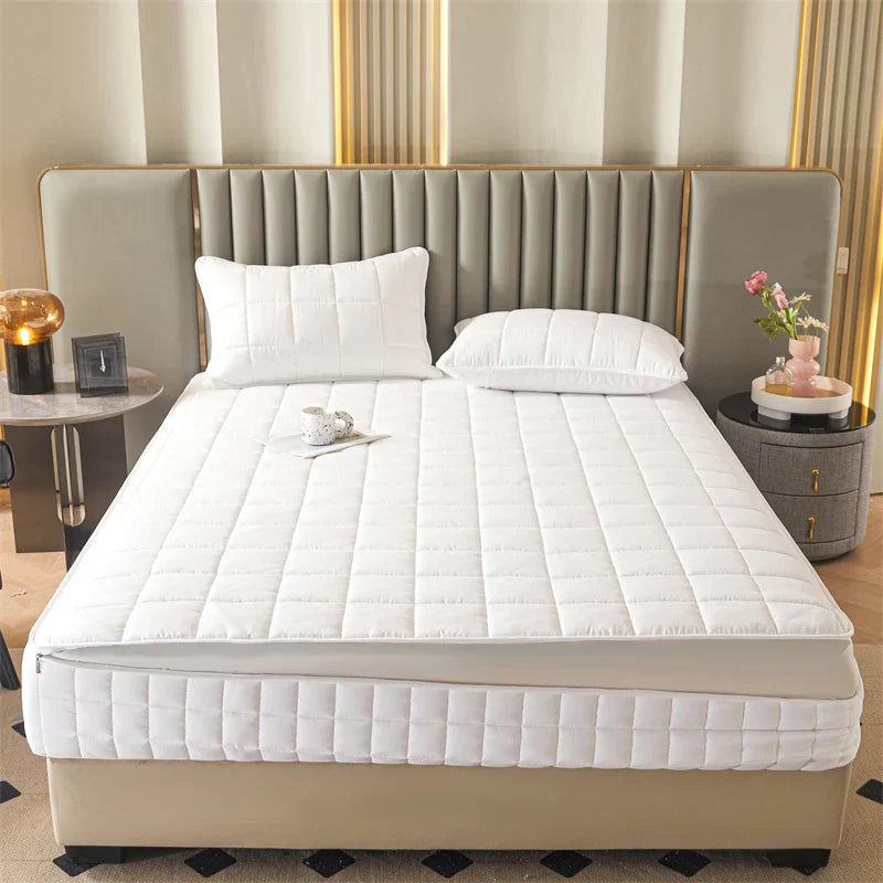 Premium Breathable Noiseless Waterproof Zip Mattress Protector - Image 10