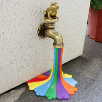 Rainbow Waterfall Faucet Garden Statue - Image 1